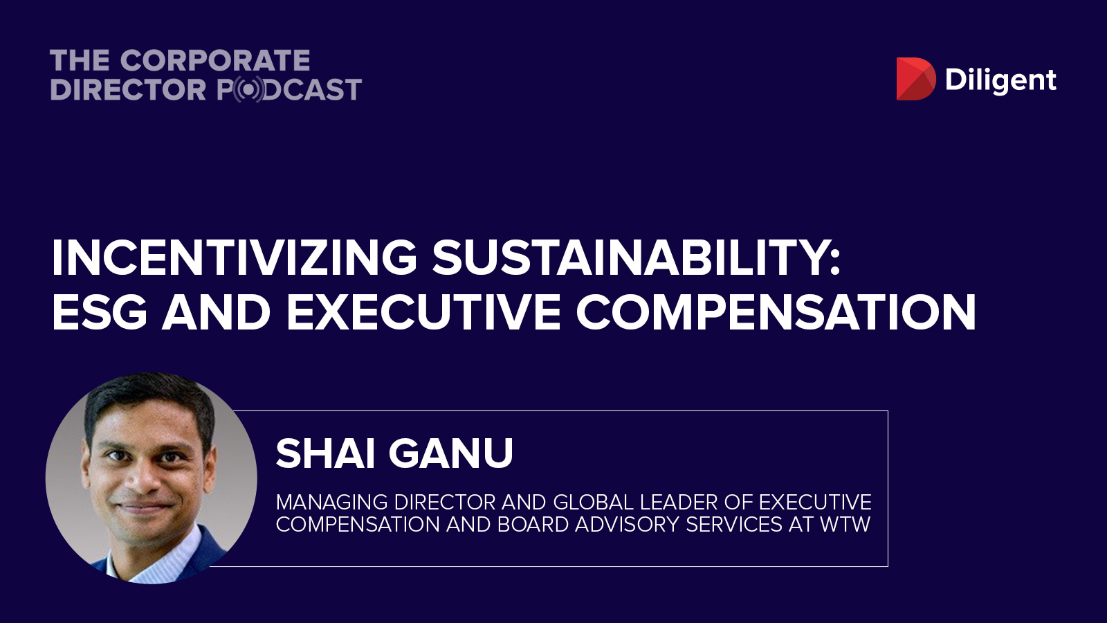 Diligent Corporate Director Podcast Incentivizing Sustainability ESG and Executive Compensation