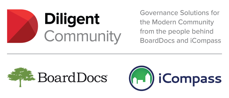 Diligent Community - BoardDocs and iCompass logos