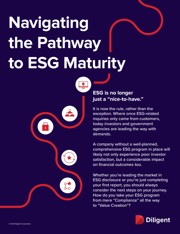 Navigating the Pathway to ESG Maturity